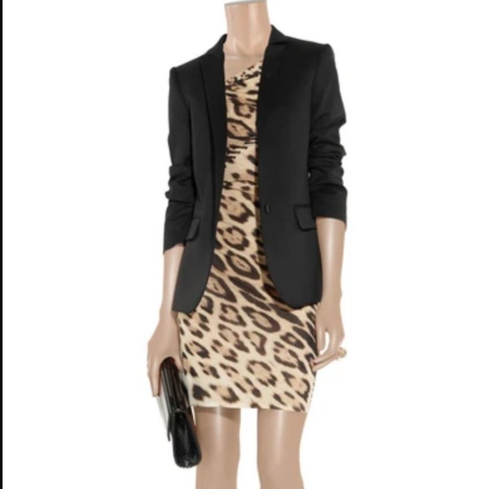 Roberto Cavalli Animal Print Stretch Dress